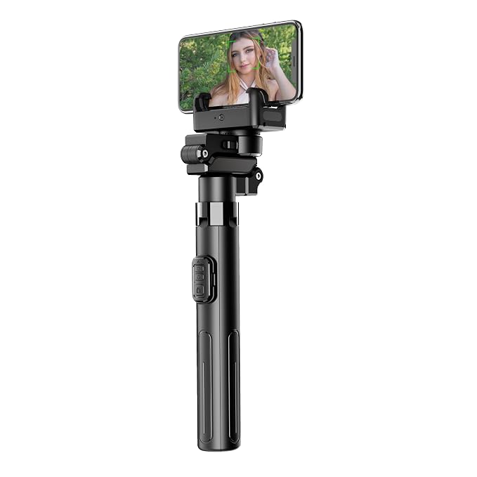 C16 Handheld Gimbal Stabilizer AI Face Tracking Smart Stabilizer Selfie Stick Tripod & Wireless Remote