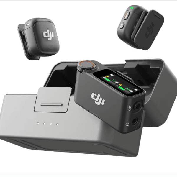 DJI Mic 3 2-Person Compact Wireless Microphone System/Recorder for Camera & Smartphone - 2 TX+1 RX+CC
