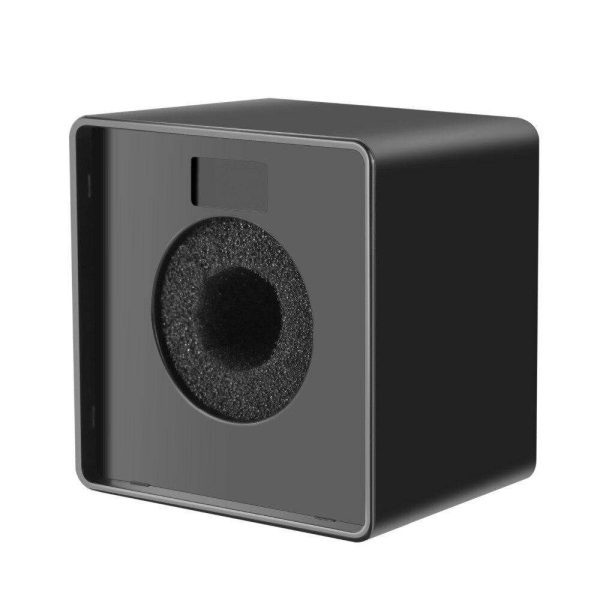 Microphone Logo Flag Box Square Shaped - Microphone