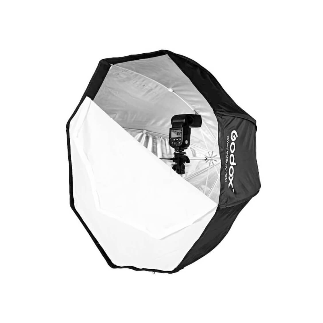 Godox 80cm Umbrella Octagon Softbox Reflector Diffuser with Carrying Bag Compatible for Studio Photo