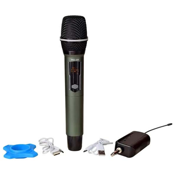 Shengfu CP-113CD Professional Rechargeable UHF Wireless Interview Microphone
