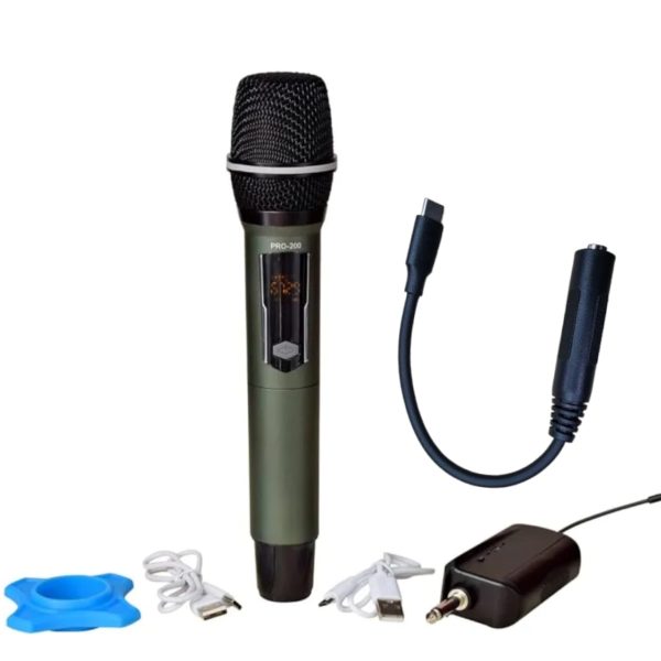 Shengfu CP-113CD Professional Rechargeable Wireless Microphone with Type-C mobile converter